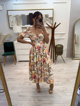 Cargar imagen en el visor de la galería, SABRINA - Maxi vestido estampado