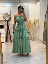 Cargar imagen en el visor de la galería, DALLAS - Maxi vestido verde