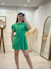 Cargar imagen en el visor de la galería, JOLETTE - Vestido corto verde
