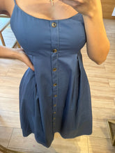 Cargar imagen en el visor de la galería, ESPERANZA - Maxi vestido azul