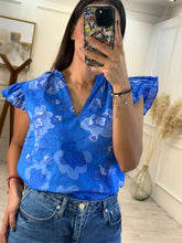 Cargar imagen en el visor de la galería, ILSE - Blusa azul