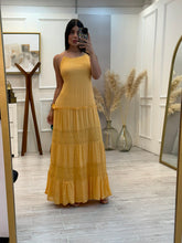 Cargar imagen en el visor de la galería, JOHANNA - Maxi vestido amarillo