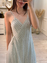 Cargar imagen en el visor de la galería, DENISSE - Maxi vestido rayado