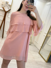 Cargar imagen en el visor de la galería, BALI - Vestido corto peachy con volantes