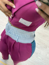 Cargar imagen en el visor de la galería, CIBELES - Set blusa y pantalón fucsia