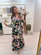 Cargar imagen en el visor de la galería, BELINDA - Maxi vestido botánico