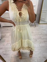 Cargar imagen en el visor de la galería, DEBANI - Maxi vestido hueso