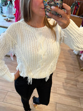 Cargar imagen en el visor de la galería, OSLO - Sueter de punto blanco