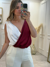Cargar imagen en el visor de la galería, SUE - Panti blusa bicolor