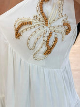 Cargar imagen en el visor de la galería, GISELLE - Maxi vestido hueso tirantes