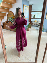 Cargar imagen en el visor de la galería, REMI - Maxi vestido tinto