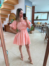 Cargar imagen en el visor de la galería, GALICIA - Vestido corto peachy