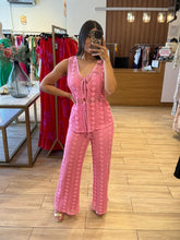 Cargar imagen en el visor de la galería, ELSA - Set pantalón y blusa rosa