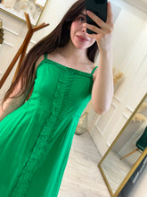Cargar imagen en el visor de la galería, OSIRIS - Maxi vestido verde