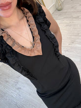 Cargar imagen en el visor de la galería, ELISA - Vestido corto negro