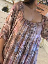 Cargar imagen en el visor de la galería, VALENTINA - Maxi vestido estampado