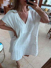 Cargar imagen en el visor de la galería, GRACELYN - Vestido corto blanco