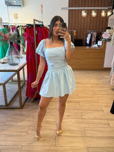 Cargar imagen en el visor de la galería, CITLALI - Vestido corto azul claro