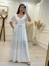 Cargar imagen en el visor de la galería, RUBY - Maxi vestido blanco