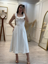 Cargar imagen en el visor de la galería, ALEXEI - Maxi vestido blanco