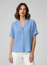 Cargar imagen en el visor de la galería, DIGNA blusa azul