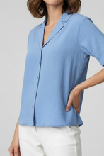 Cargar imagen en el visor de la galería, DIGNA blusa azul