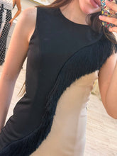 Cargar imagen en el visor de la galería, FELICIA - Vestido midi bicolor