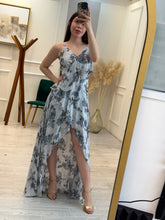 Cargar imagen en el visor de la galería, MALLORIE - Maxi vestido estampado