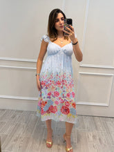 Cargar imagen en el visor de la galería, NAHIA - Vestido midi azul