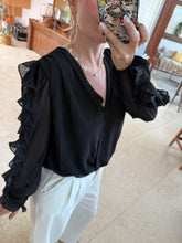 Cargar imagen en el visor de la galería, MELODY - Blusa negra