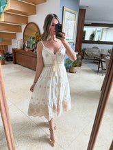 Cargar imagen en el visor de la galería, ERLINA - Maxi vestido avena tirantes