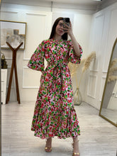 Cargar imagen en el visor de la galería, AMANDA - Maxi coral floral