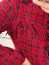 Cargar imagen en el visor de la galería, ANABEL - Blazer tweed rojo