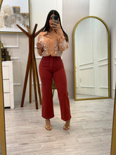 Cargar imagen en el visor de la galería, ALHENA - Pantalon ladrillo