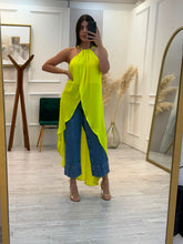 Cargar imagen en el visor de la galería, CELINE - Blusa neon tirantes