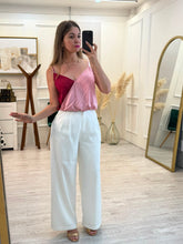 Cargar imagen en el visor de la galería, SUSIE - Pantiblusa tirantes rosa con rojo