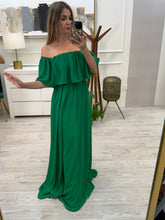 Cargar imagen en el visor de la galería, MARIANA - Maxi vestido verde