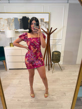 Cargar imagen en el visor de la galería, RILEY - Vestido violeta con apliques lentejuela