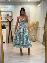 Cargar imagen en el visor de la galería, BELY - Maxi vestido estampado tirantes