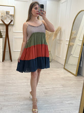 Cargar imagen en el visor de la galería, SABINA - Vestido multicolor tirantes
