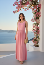 Cargar imagen en el visor de la galería, ROMINA - Maxi vestido rosa