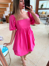 Cargar imagen en el visor de la galería, HANNELORE - Vestido corto rosa