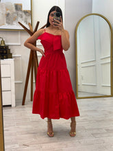 Cargar imagen en el visor de la galería, REGINA - Maxi vestido rojo