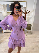 Cargar imagen en el visor de la galería, EIRA - Vestido corto lila