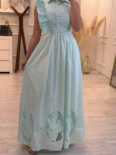 Cargar imagen en el visor de la galería, URSULA - Maxi vestido menta