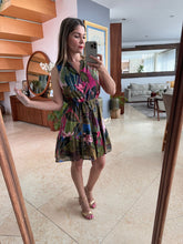 Cargar imagen en el visor de la galería, GWEN - Vestido corto estampado