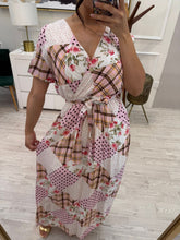 Cargar imagen en el visor de la galería, LETICIA - Maxi vestido estampado patchwork