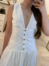Cargar imagen en el visor de la galería, TALIA - Maxi vestido blanco