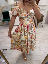 Cargar imagen en el visor de la galería, SABRINA - Maxi vestido estampado