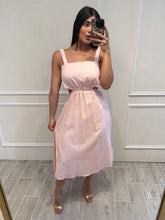 Cargar imagen en el visor de la galería, YULISSA - Vestido midi rosa